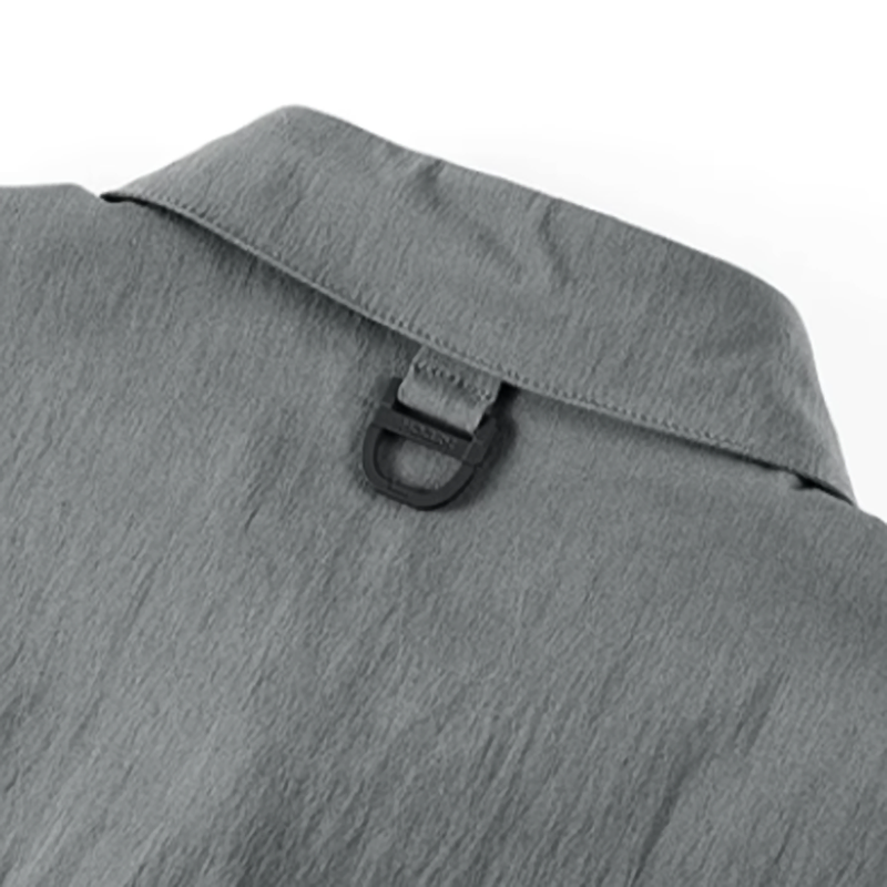 Urban Colorblock Multi-Pocket Shirt V0587