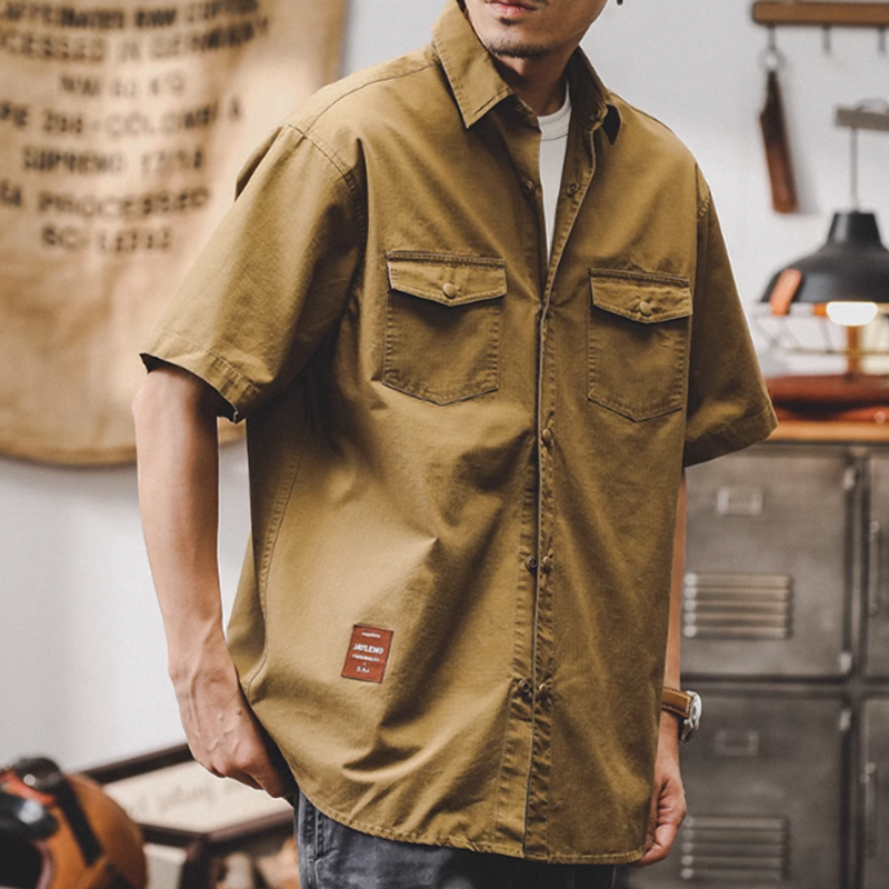 American casual work shirt V0046