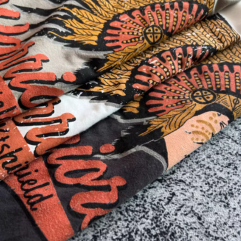 American Retro Indian T-shirt V0526