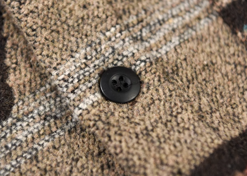 Heavyweight Ortega pattern shirt V0145