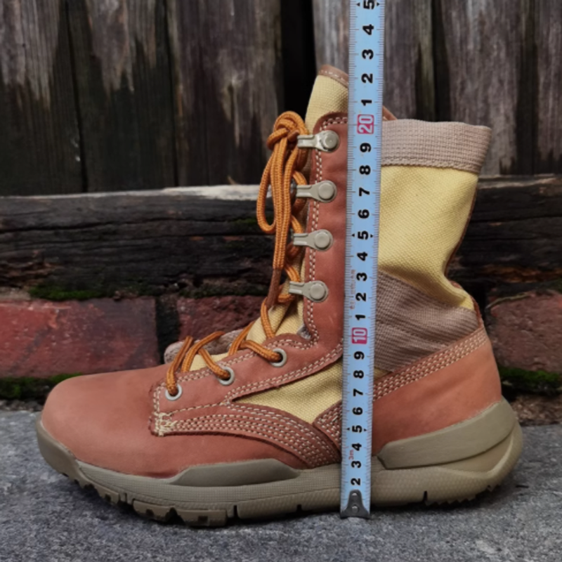 Lace-up high-cut desert boots V0435