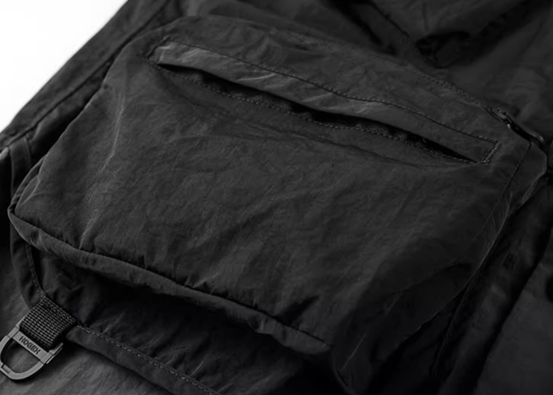 Fake Layered Multi-Pocket Shirt V0212