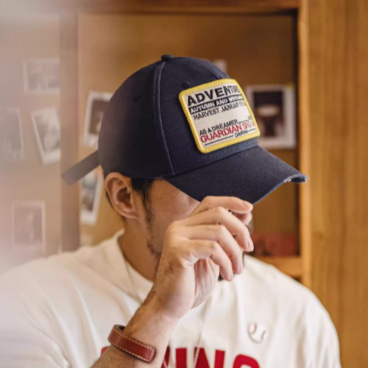 American retro distressed cap V0444