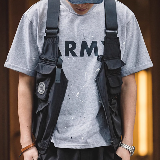 Retro Tactical Utility Vest&Bag V0764