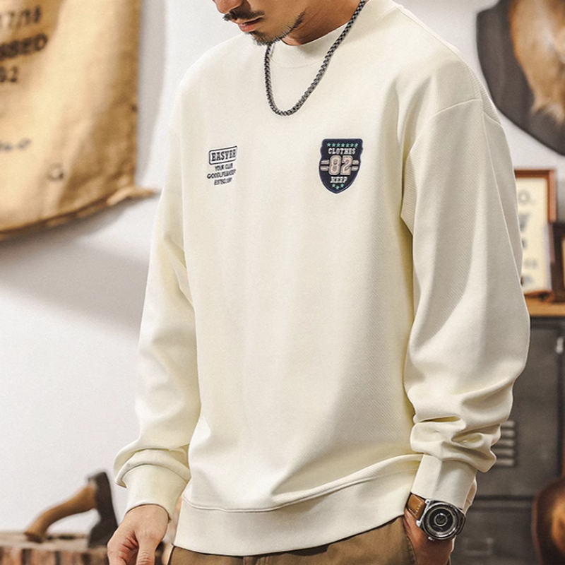 American College Twill Sweatshirt V0255