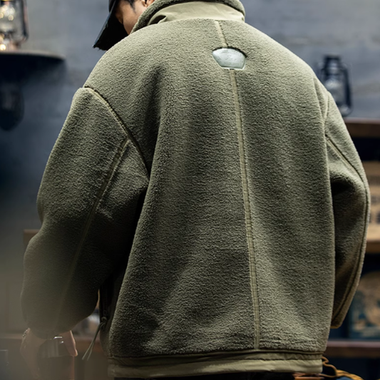 American Retro Fleece Jacket V0372