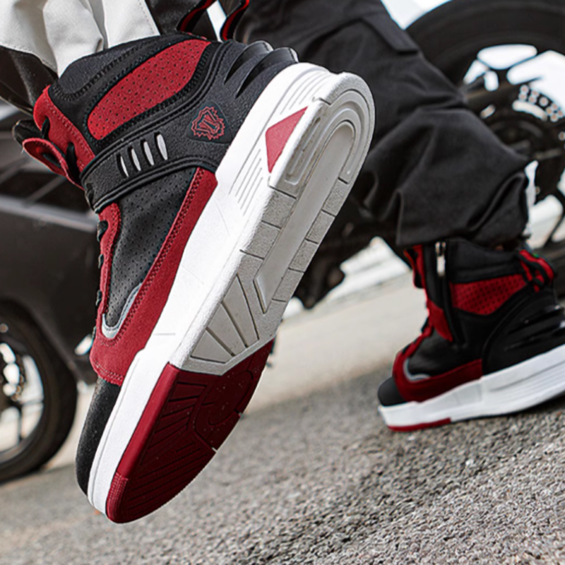 Breathable motorcycle high-top sneakers V0558