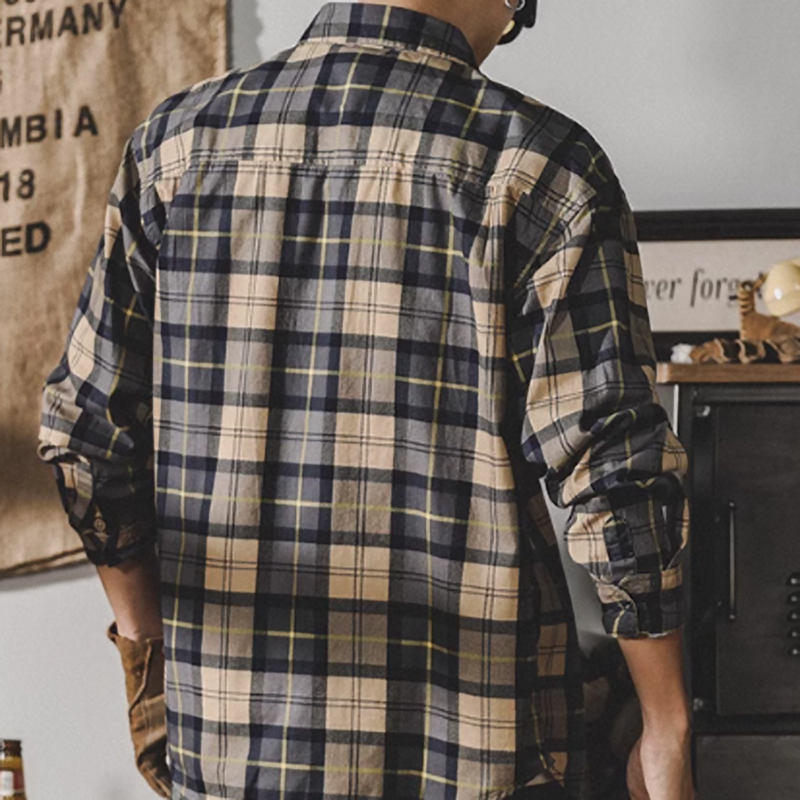 Checkered American Heavyweight Shirt V0293