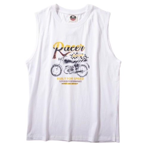 Motorcycle Sleeveless T-Shirt V0522
