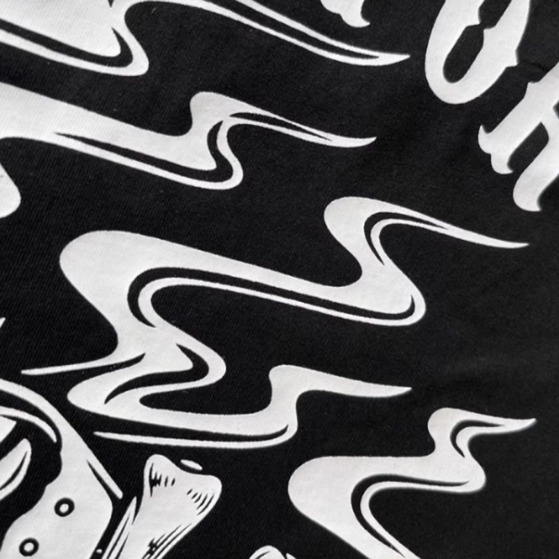 Crazy Fire Drink Print T-Shirt V0499