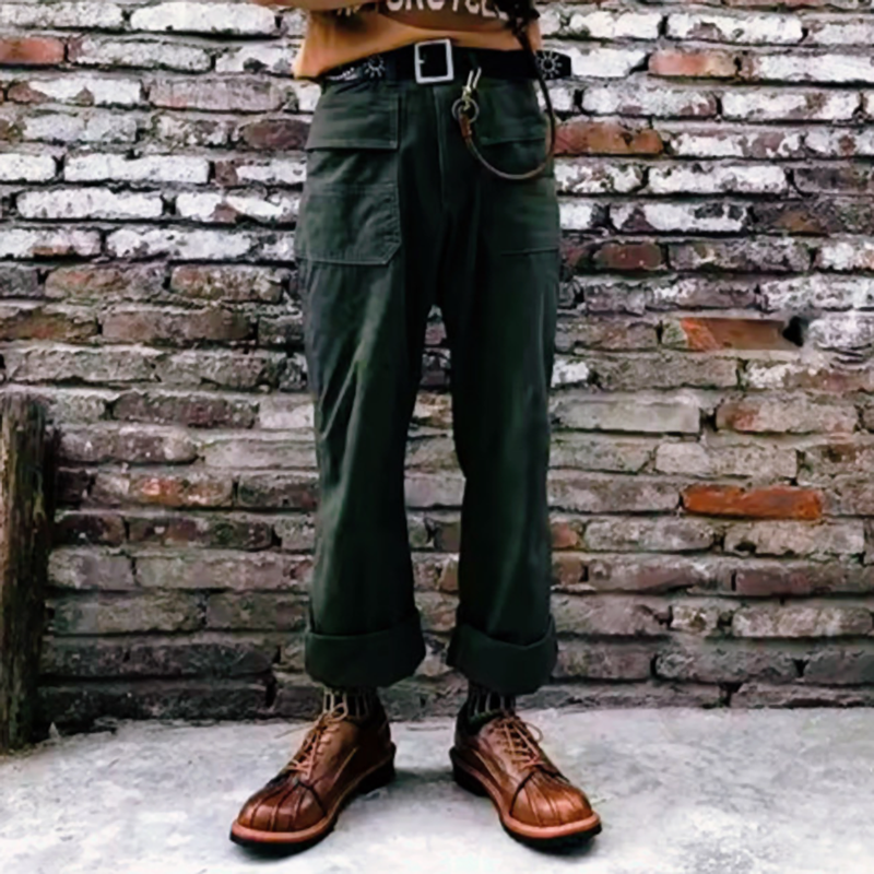 Retro Leather duck Shoes V0908