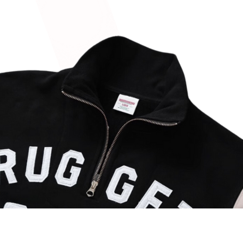 American zip-up logo sweatshirt V0285
