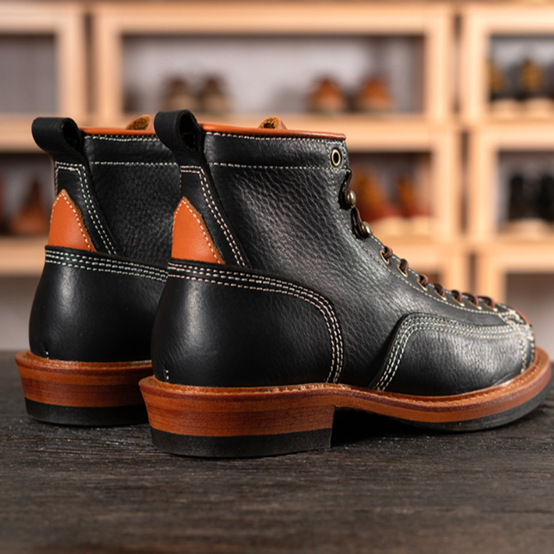 Retro High Top Work Boots V0778