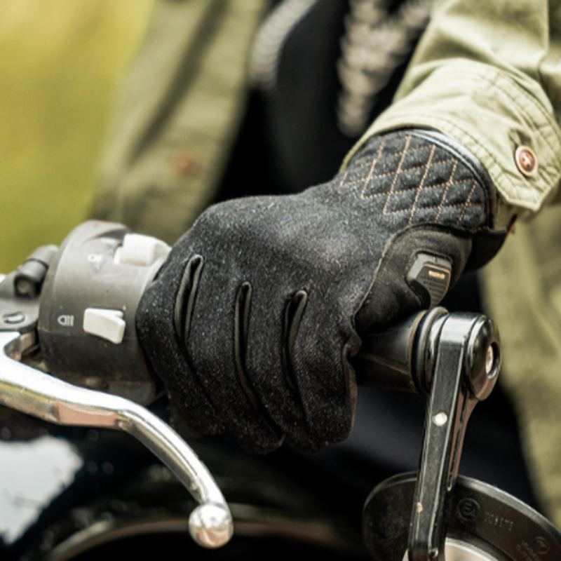 Vintage Touchscreen Motorcycle Gloves V0798