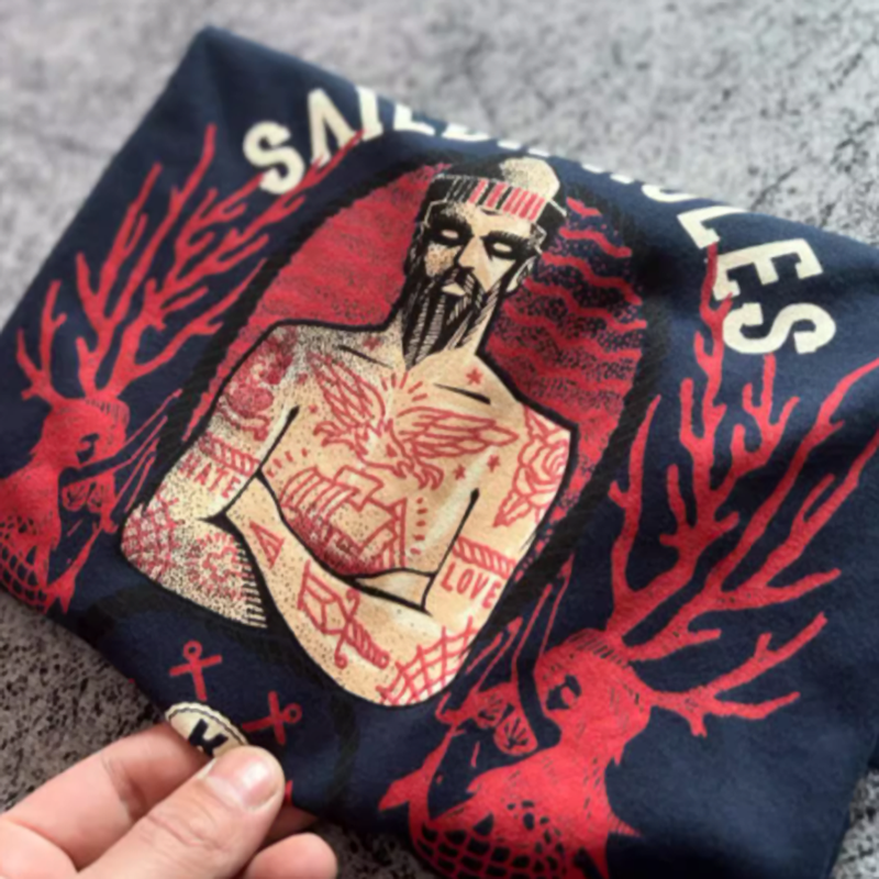 Retro Sailor's Rules T-Shirt V0530
