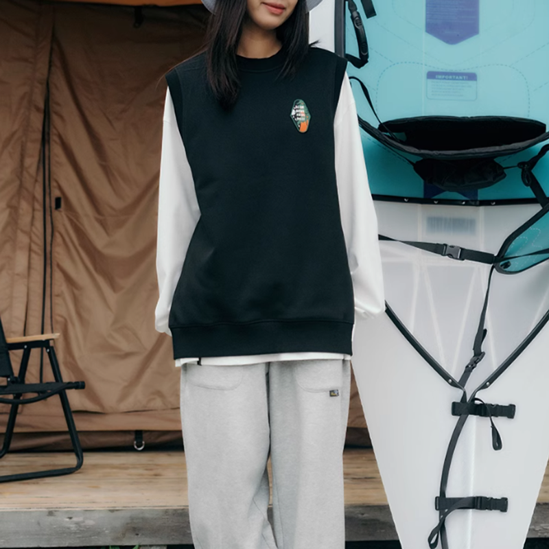 One point logo pullover vest V0514