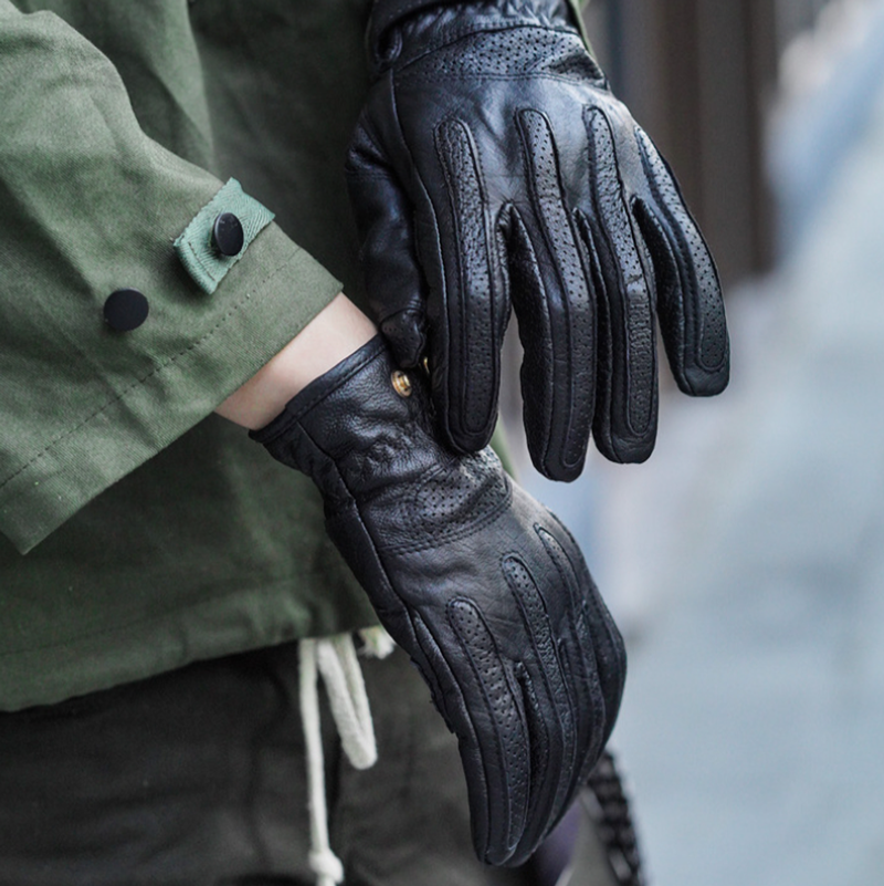 Vintage Touchscreen Riders Gloves V0797