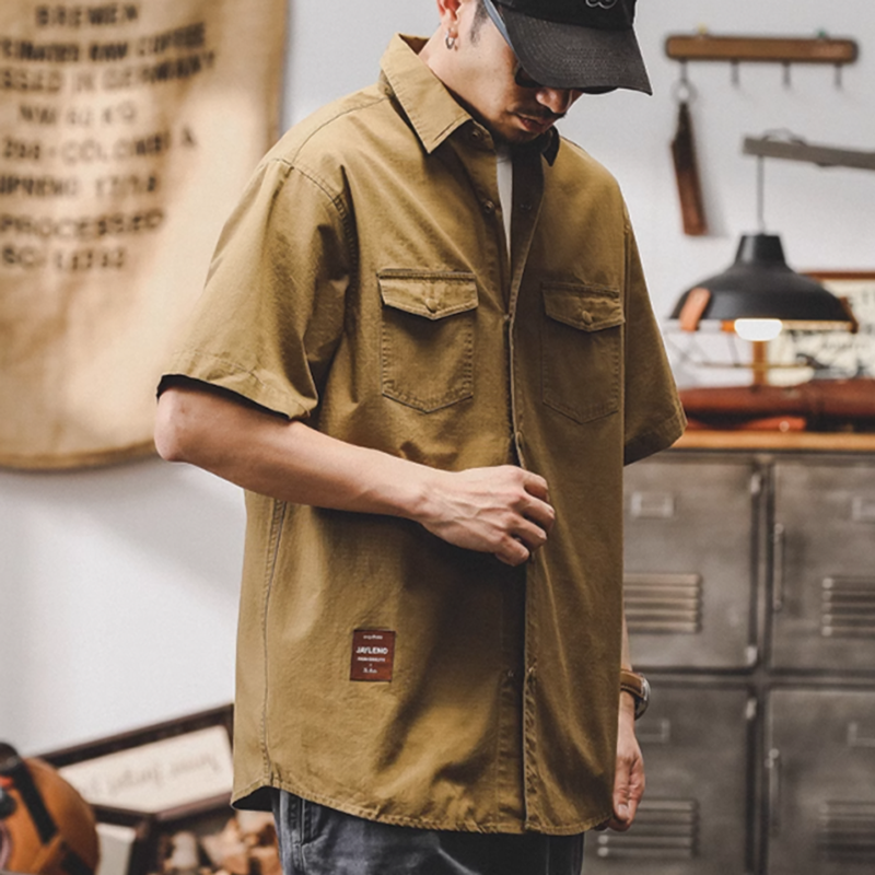 American casual work shirt V0046