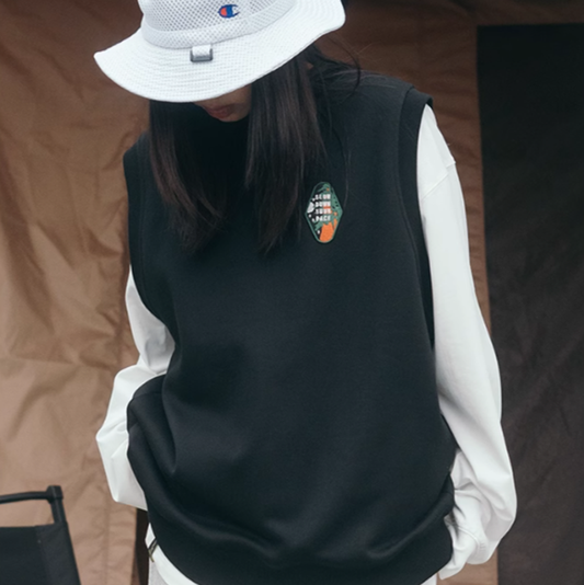 One point logo pullover vest V0514