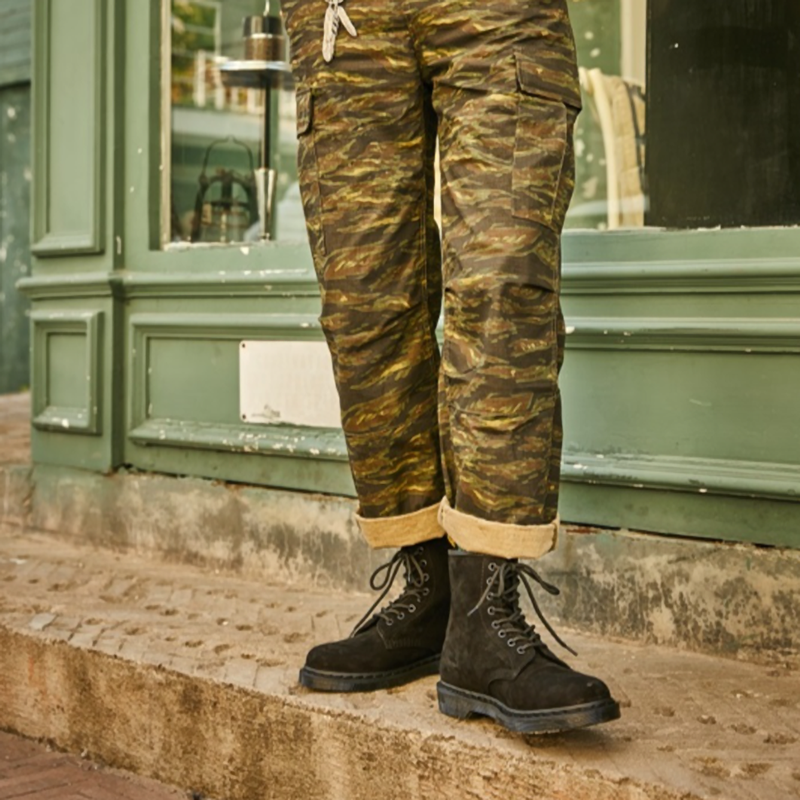 Retro British Biker Boots V0804