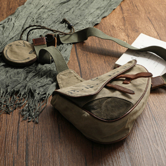 Vintage Military Chest Bag V1010