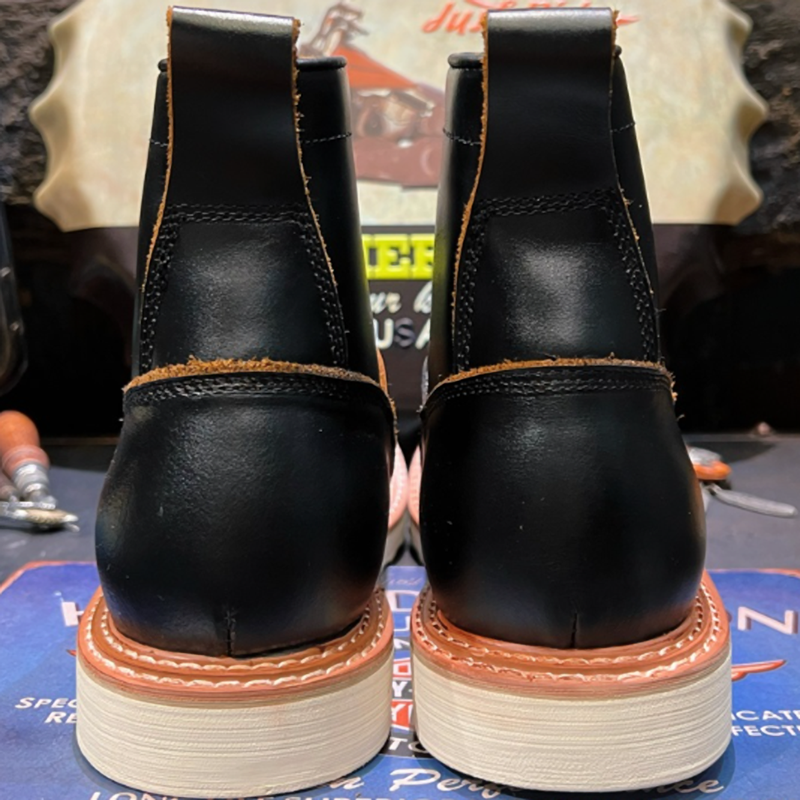 Retro Leather High-Top Boots V0805
