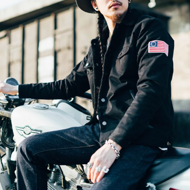 American Retro Lapel Boa Jacket V0312