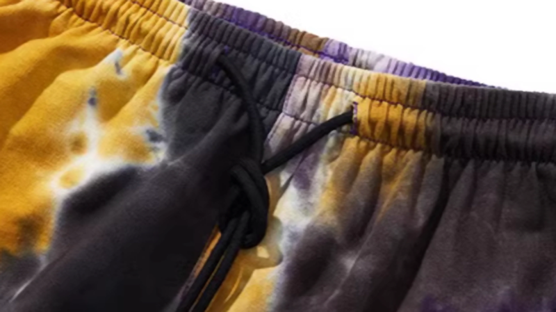 Street tie-dye loose pants V0470