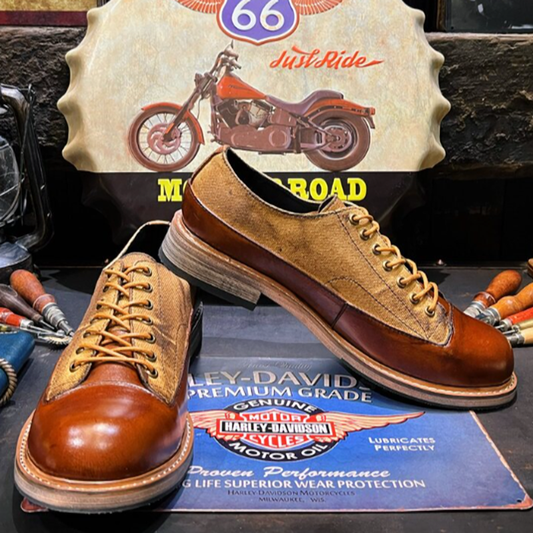 Vintage Leather Work Shoes V0906