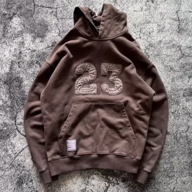 Heavyweight washed sweatshirt V0431