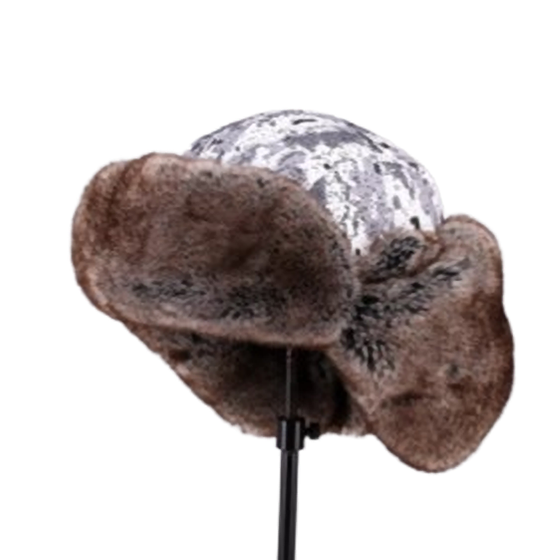 Camouflage bomber cap V0438