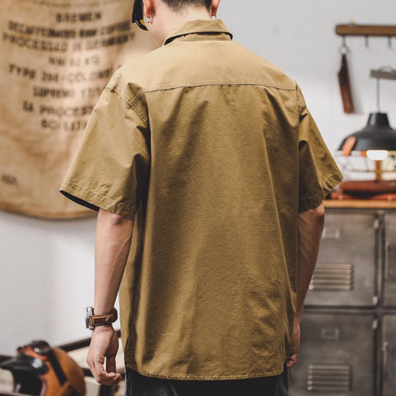 American casual work shirt V0046