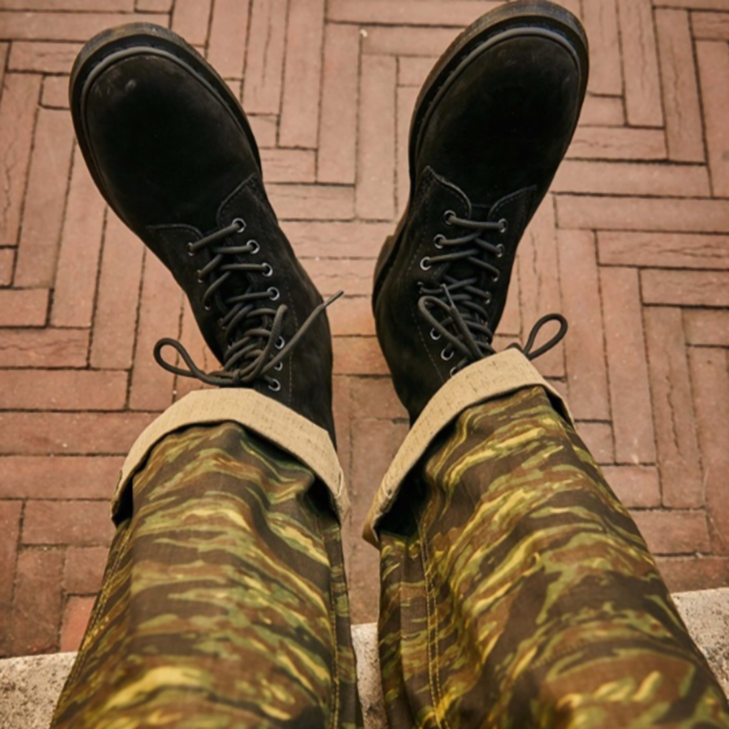 Retro British Biker Boots V0804