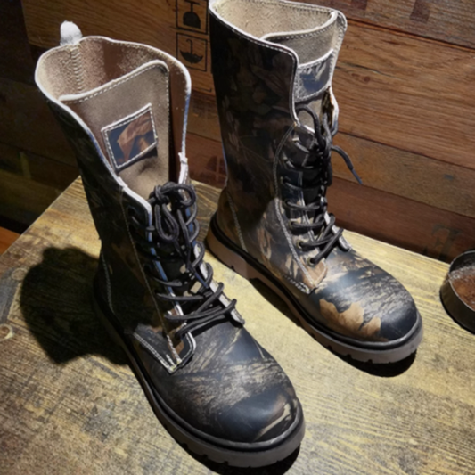 Limited Edition Camouflage High-Top Boots V0670