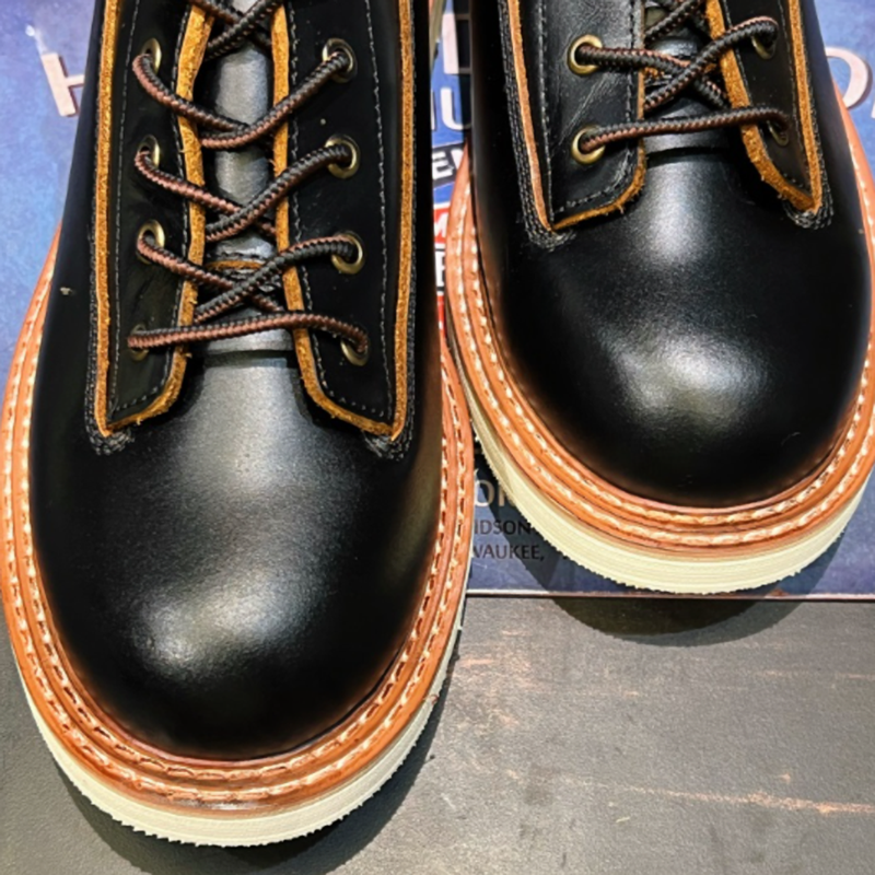 Retro Leather High-Top Boots V0805