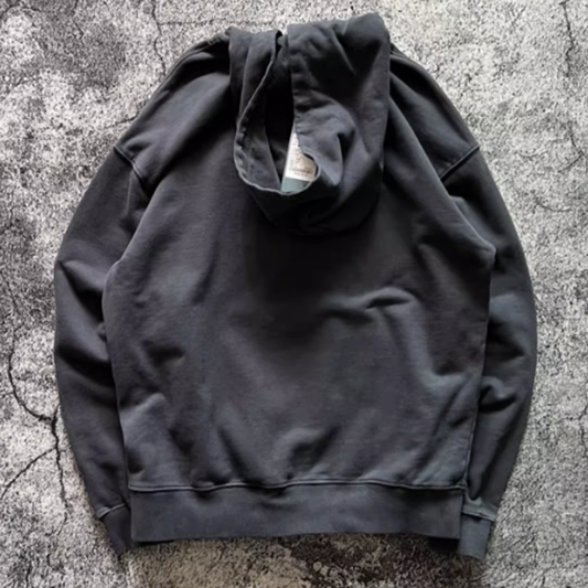 Heavyweight washed sweatshirt V0431