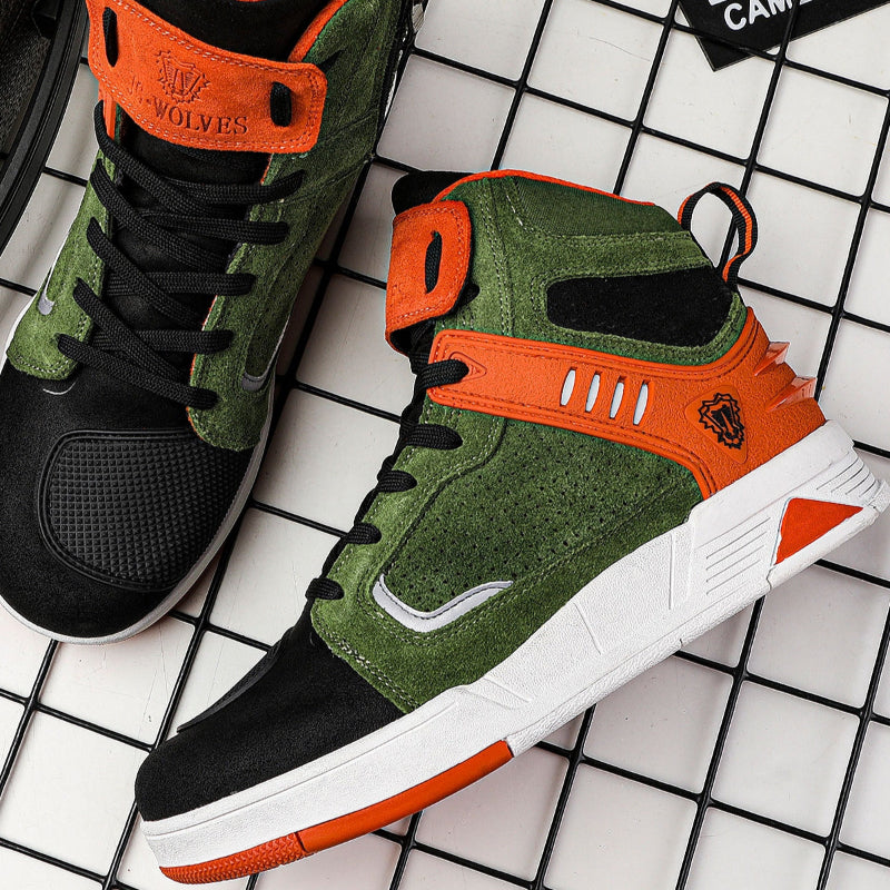 Breathable motorcycle high-top sneakers V0558