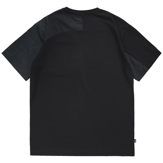 Shoulder pocket simple Tee V0602