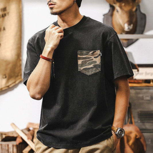 Vintage Wash American Style Tee V0576