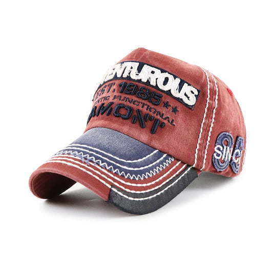 Washed retro baseball cap V0585