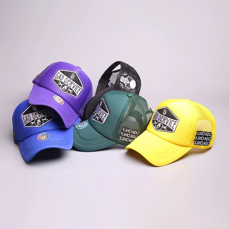 American retro logo mesh cap V0586