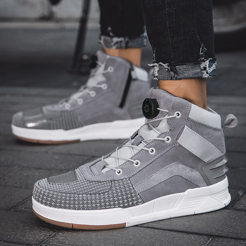 Breathable motorcycle high-top sneakers V0558