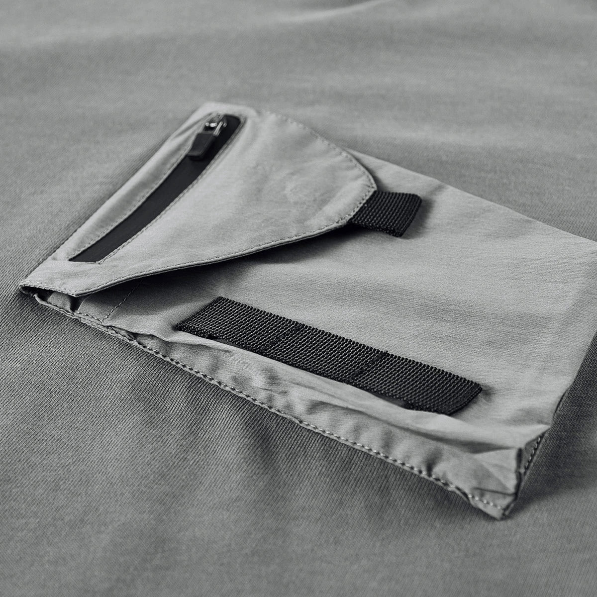 Niche Splice Hoodie Tee V0595