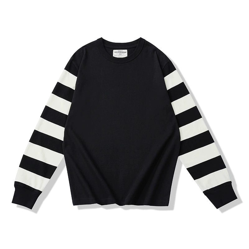 Retro Stripe Long Sleeve Tee V0779
