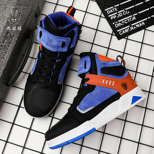 Breathable motorcycle high-top sneakers V0558