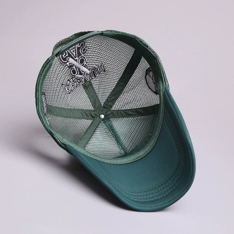 American retro logo mesh cap V0586