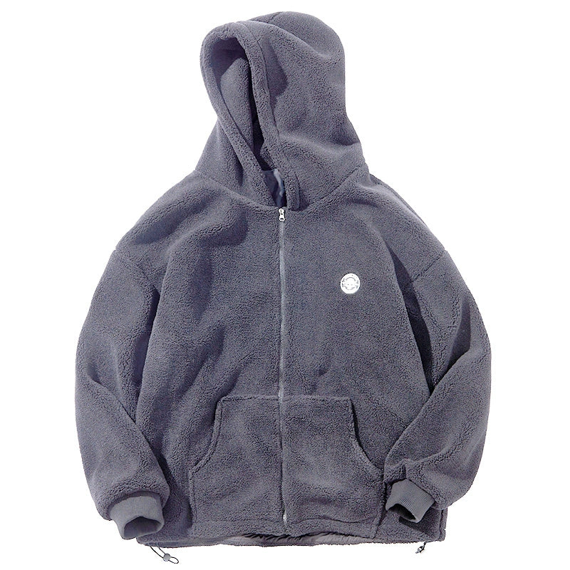 Big size Faux Lambswool Jacket V0813