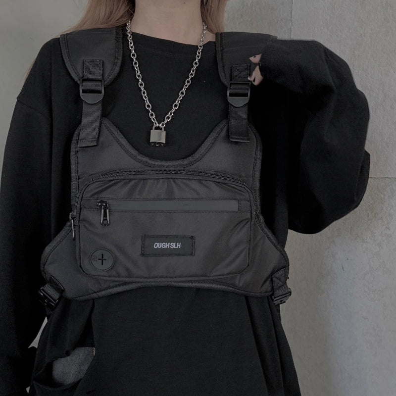 Tactical Windbreaker Vest with Multi-Pockets V0540