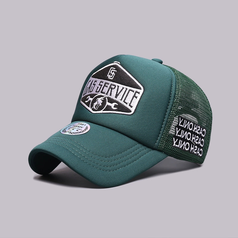American retro logo mesh cap V0586