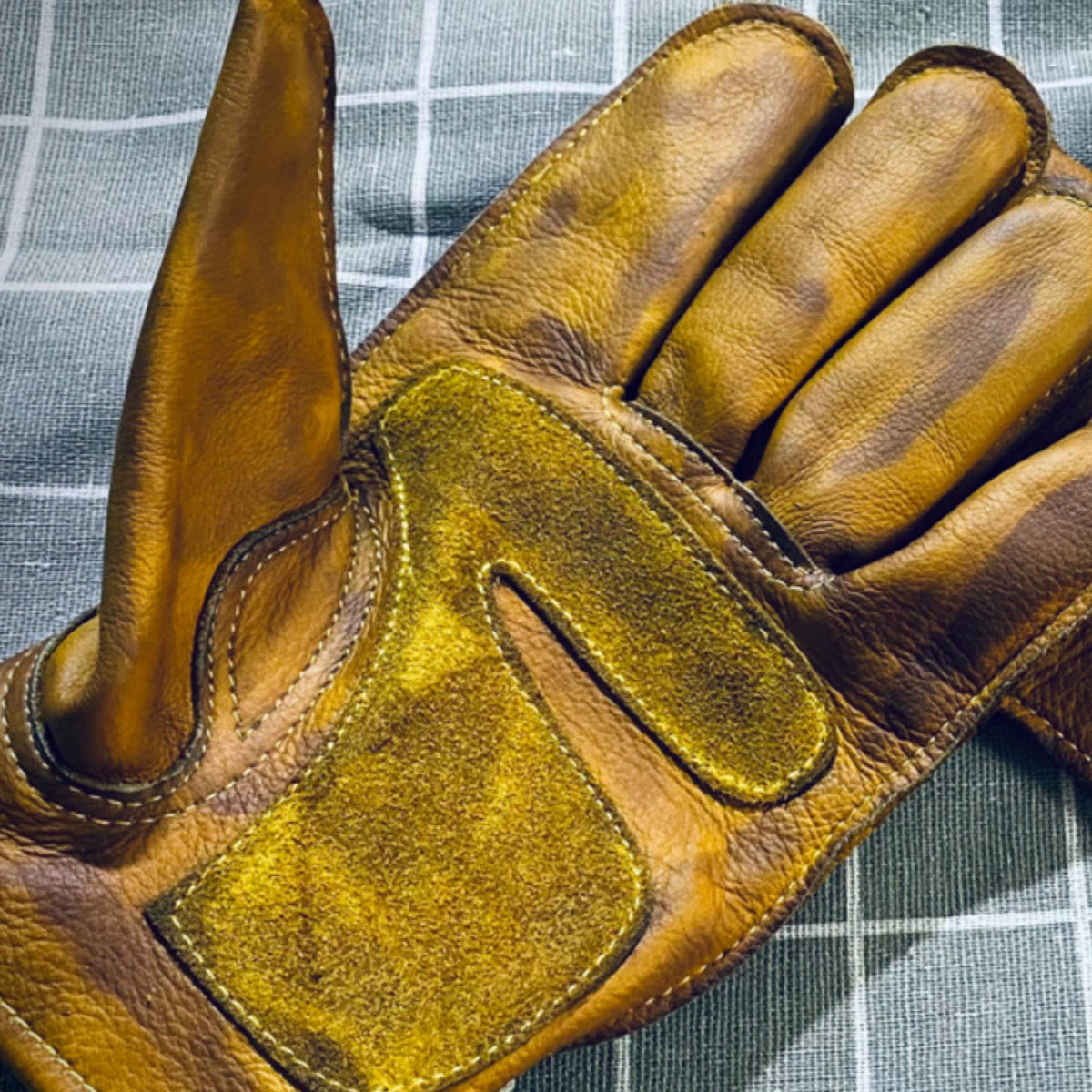 Retro Leather Motorcycle Gloves V0791